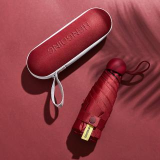 Light Sun Umbrella Female Anti UV Sunshade Umbrella Pocket Sunscreen U_1